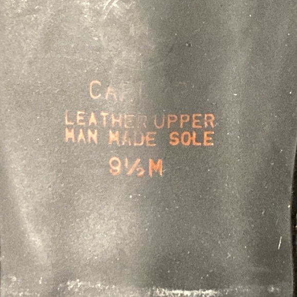 Cabin Creek Vintage 90's Carly2 Woven Leather Flats Womens Size 9.5 navy - Picture 4 of 9